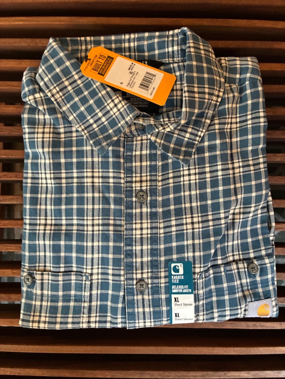 Carhartt Short Sleeve New Plaid Button Up Shirt